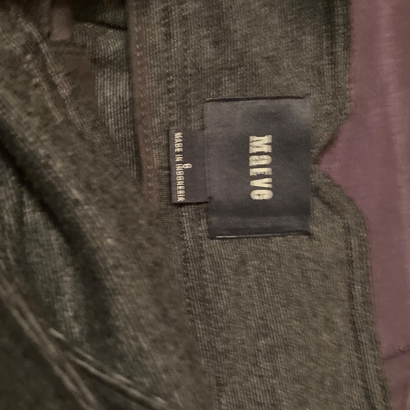 Maeve Gray Dark Buckles Pencil Skirt Knit XS 0 - Picture 5 of 6